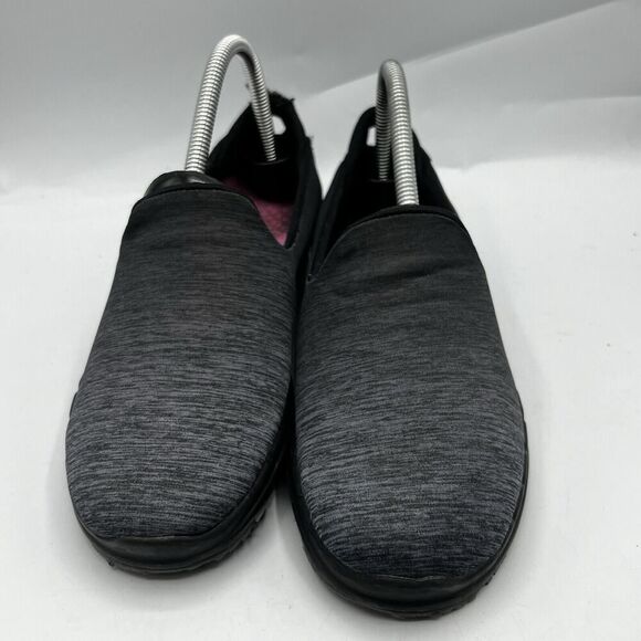 Skechers GoFlex Quick Fit Black Womens Size 8.5 Slip On Shoes Goga Mat 14018 - Picture 3 of 14